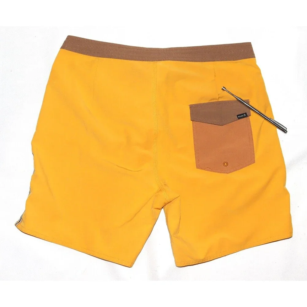 Roark The Chiller Board Short Series Guide Works Men's‎ Swim Gold RB409 Size 30
